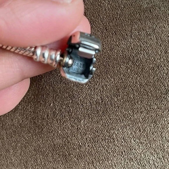 Authentic Pandora Bracelet with 3 Charms Limited Edition - Picture 5 of 16